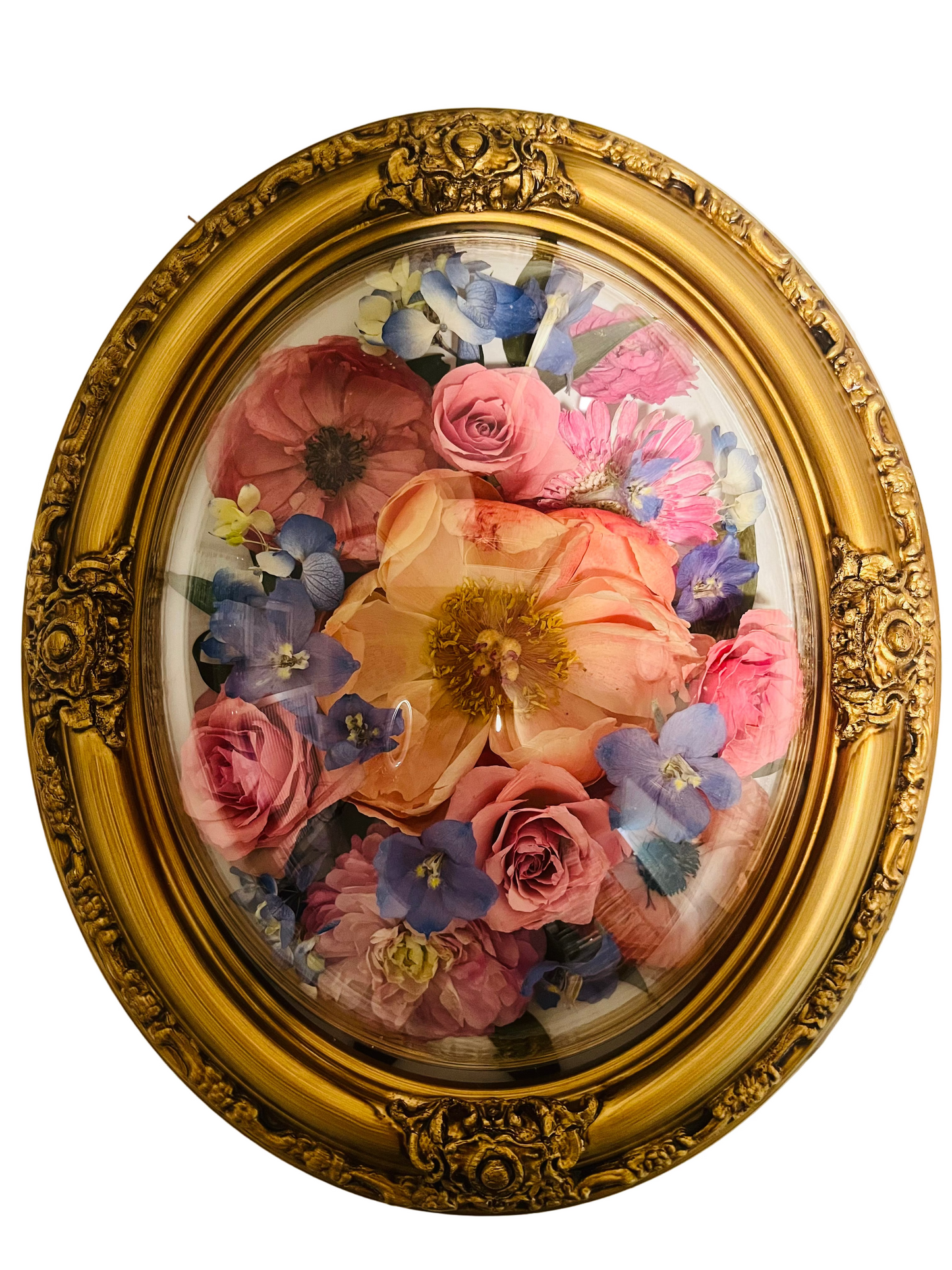 Framed flowers (non resin)