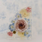 Resin flower preservation, bookend